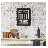WALLXPERT Dekorativni metalni zidni dodatak Berlin Stamp | Eponuda.com