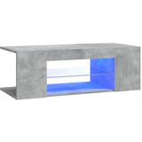 Maison Chic TV omarica - TV stojalo - Televizijska omarica z LED lučkami betonsko siva 90x39x30 cm, (21698655) Cene