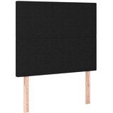 vidaXL Krevet s oprugama i madracem crni 90x200 cm od tkanine | shoptok.hr