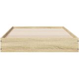 Okvir kreveta bez madraca boja hrasta sonome 75 x 190 cm drveni | shoptok.hr