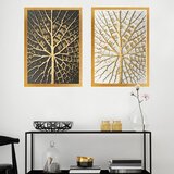 Wallity SET_129 multicolor decorative framed painting (2 pieces) | ePonuda.com