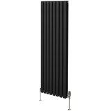 Monster ovalni stebrični radiator in ventili - 1600 mm x 480 mm – črn, (21569743) Cene