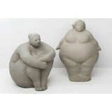 Aberto Design set dekoprativnih figura CY0397, siva, 2 komada Cene