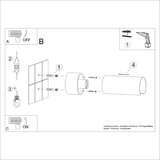 Nice Lamps Bela stenska svetilka Aurea – | Shoptok.si