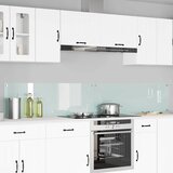  Kuhinjski zid 2 pcs Bijelo 120 x 40 cm Staklo otporno na udarce | shoptok.hr