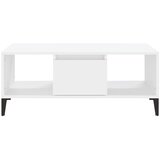  Stolić za kavu bijeli 90 x 50 x 36,5 cm od konstruiranog drva | Eponuda.com