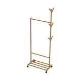 Kondela Premično stojalo za oblačila, bambus, širina 60 cm, VIKIR tip 1 | Shoptok.si