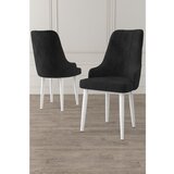 Hanah home Trex set stolica, 46x95x42 cm, 6 dijelova, Crno-bijela | Eponuda.ba