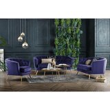 Modern Living dvosed lita, modra, žamet | Shoptok.si