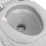  Prijenosni toalet za kampiranje sivo-bijeli 22+12 L HDPE | Eponuda.ba