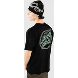 Wired Flame Dot Chest T-shirt black