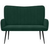 SOFA za dvije osobe Tamnozelena 115 x 61 x 87 cm Baršun | shoptok.hr