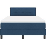  Postelja z vzmetnico z vzmetnico Modra 120 x 200 cm blago, (5000125803) | Shoptok.si