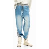 Desigual Hlače moder denim / pegasto siva | Shoptok.si
