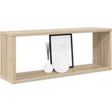  Kockaste zidne police 2 kom boja hrasta 60 x 15 x 23 cm drvene | Eponuda.ba