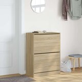 vidaXL Ormarić za cipele s 2 ladice boja hrasta 80x42x108 cm | shoptok.hr