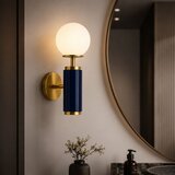 Opviq zidna lampa Moira-20201-G, 1 × E27, teget Cene