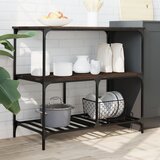  Kuhinjska kolica boja hrasta 100 x 50 x 95 cm konstruirano drvo | shoptok.hr