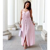 UR/CEO Pink long slit dress Édouard | Shoptok.si