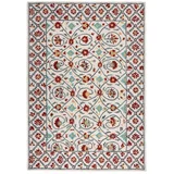 Flair Rugs Rdeča/modra ročno tkana volnena preproga 120x170 cm Iris Traditional –