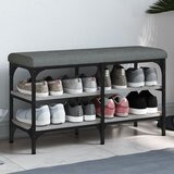 The Living Store Klop za čevlje siva sonoma 82x32x47 cm inženirski les - Klop Za Čevlje, (21448223) | Shoptok.si