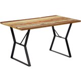 vidaXL Jedilna miza 140x80x76 cm trden predelan les | Shoptok.si