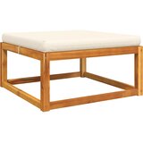  Vrtni tabure s jastukom 65x65x29 cm od masivnog drva bagrema | shoptok.hr