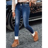 DStreet Spodnie damskie JEANLIFE jeansowe skinny niebieskie | ePonuda.com