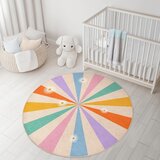 Mila Home Pralna otroška preproga ø100 cm Rainbow Daisy – | Shoptok.si