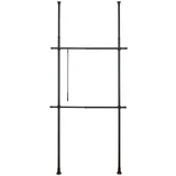 crni teleskopski ormar hercules basic