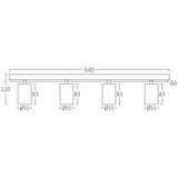 Braytron bela spot lampa 4xGU10 | ePonuda.com