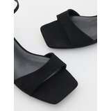 Reserved - Sandale s blok-potpeticama - crno | shoptok.hr