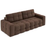Makamii Smeđa sklopiva sofa od bouclé tkanine 255 cm Milu – | shoptok.hr