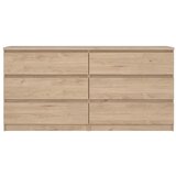 Tvilum Komoda v hrastovem dekorju v naravni barvi 154x76x50 cm Naia – | Shoptok.si