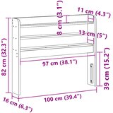  Uzglavlje s policama 90 cm od masive borovine | shoptok.hr