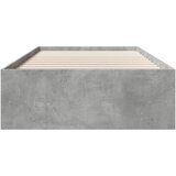  Okvir kreveta boja betona 90 x 190 cm od konstruiranog drva | shoptok.hr