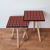 Hanah home 2Shp246 - red redblackyellow nesting table (2 pieces) | ePonuda.com