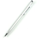  Kemični svinčnik s pisalom za zaslone na dotik - Stylus Touch Pen - srebrni | Shoptok.si