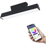 Eglo plafonjera Simolaris-Z 99601, LED 16 W RGB, 47 cm, crna/bijela | shoptok.hr
