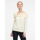 Orsay Cream women's long-sleeved T-shirt - Women's Cijene