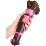 Bad Horse silikonski alat za konja dildo - 24cm (smeđe-roza) | shoptok.hr