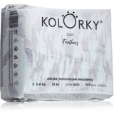 Kolorky Day Feathers jednokratne EKO pelene veličina S 3-6 Kg 25 kom Cijene