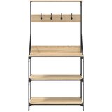  Pekarski stalak s kukama i 4 razine boja hrasta drveni | shoptok.hr