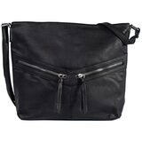 Shelvt Black shoulder bag with adjustable strap | Shoptok.si