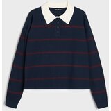 Sinsay Prugasti polo džemper od viskoze | shoptok.hr