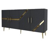 Hanah home komoda fuga KB150 anthracite gold | ePonuda.com