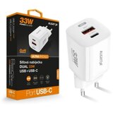ALIGATOR CHPD0020 - Brzi punjač GaN PD 33W s USB-A i USB-C, beo | Eponuda.com