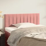 Maison Chic posteljno vzglavje - vzglavna omarica - nočna omarica roza 90x5x78/88 cm žamet, (21706022) | Shoptok.si