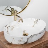 REA Bath Nadgradni umivaonik REA Queen Carrara Shiny | shoptok.hr
