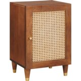 vidaXL kopalniška omarica s polico s shranjevanjem z vrati rjava 38 x 33.5 x 58 cm | Shoptok.si